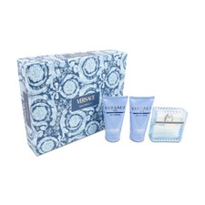 Versace Eau Fraiche 50ml EDT Gift Set Men's Fragrance Shower Gel & Aftershave