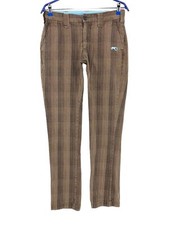 Moods Of Norway Women's Regular Fit Checked Pants Size W28 L32