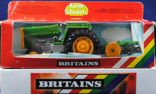 Rare MINT 1:32 Britains  9435 MF GREEN Coloured FARM TRACTOR w/ 3 FURROW PLOUGH