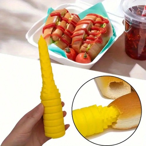 Hot dog bun drill bread - bun,