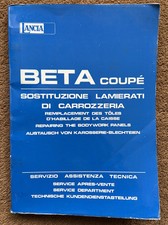 Lancia BETA Coupe BODY Workshop Manual Delta Gamma Engine Countach Urraco Part