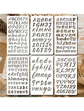 Painting Stencils Alphanumeric