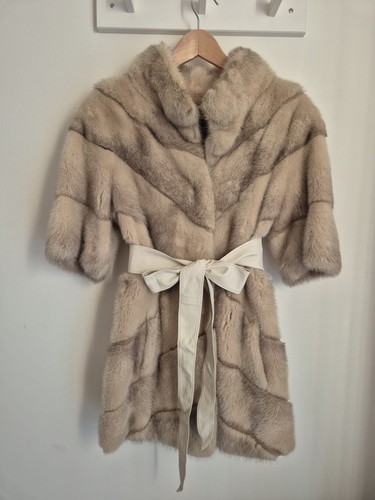 Luxury genuine mink fur coat - mink,