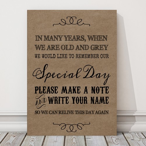 Guest book wish tree - tree, table
