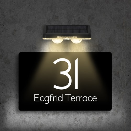 House number plaques door - house,