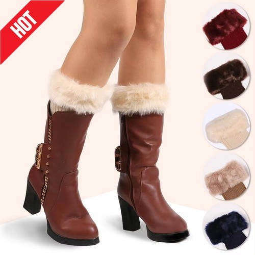 Women winter knitted boot - knitted,