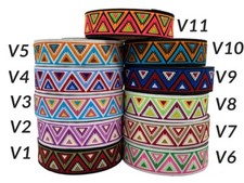 10m Jacquard Ribbon/Trim  25mm