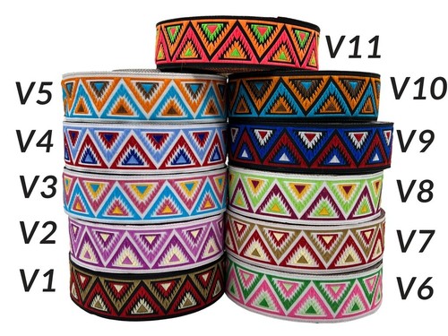 10m jacquard ribbon - , 25mm