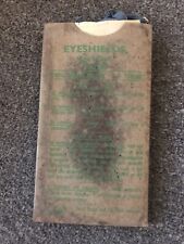 BRITISH ARMY WW2 1944 DATED ANTI GAS EYESHIELDS ' ROMMEL GOGGLES ' MASK UNISSUED