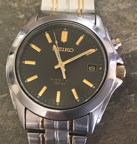 Seiko kinetic watch - seiko,