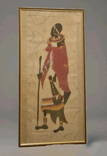 Vintage african batik - african,