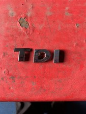 GENUINE VW TDi Tailgate Badge