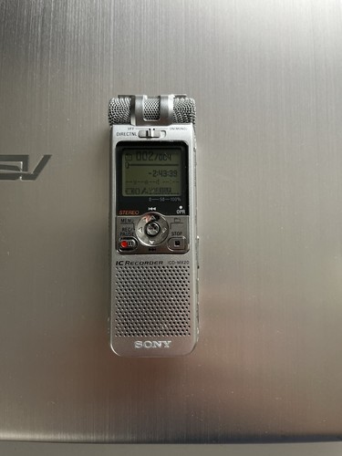 Sony icd mx20 digital - sony, voice