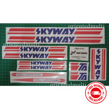Skyway Decal Sticker Set Old School Bmx 1980s New TA FF20 Transparent Printed