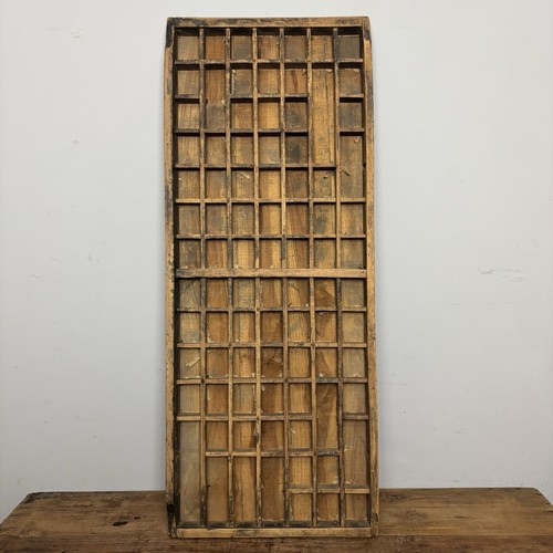 Vintage wooden printers tray - vintage,