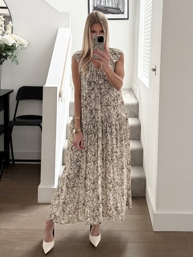 Cream brown snake print - m&s,