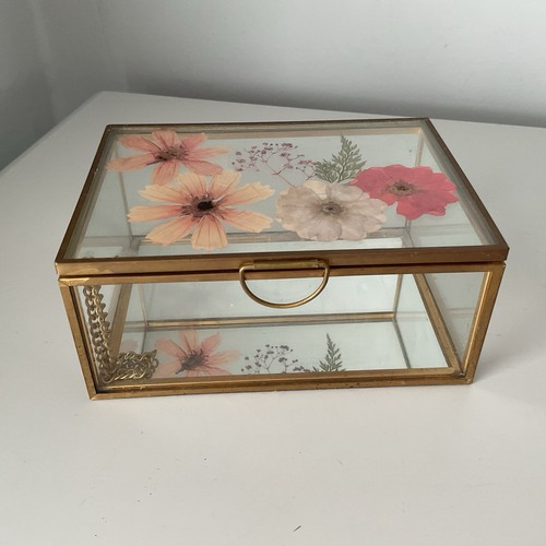 Vintage glass brass - vintage,