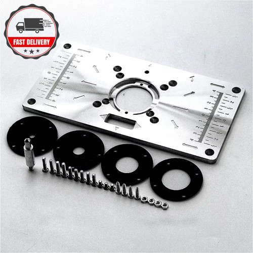Aluminium router table insert - router,