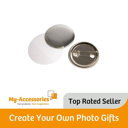 38mm round metal - round, pin