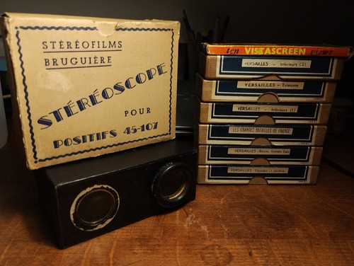 Stereoscope viewer with - viewer,