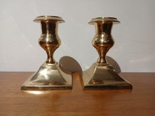 Pair of Brass small candle
