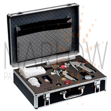 Starchem Quality Spraygun Kit – Full-Size & Detail HVLP Guns in Aluminium Case