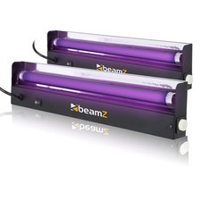 2x Beamz UV Glow Disco DJ Tube