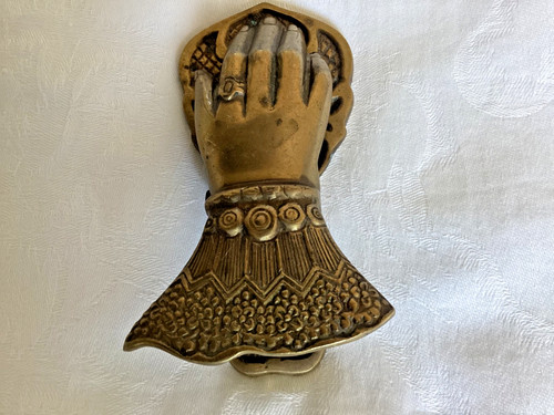 Vintage brass victorian hand - vintage,