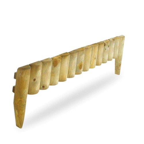 Garden border fence wooden - border,