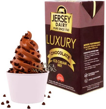 Ice Cream Mix Soft Serve Jersey Gold Chocolate Home/Commercial Great & Creamy