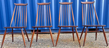 4 Ercol Goldsmith Windsor Dining Chairs MidCentury Retro Vintage FREE DELIVERY🚚