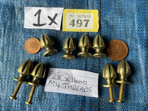 Brass clock feet - 1x,