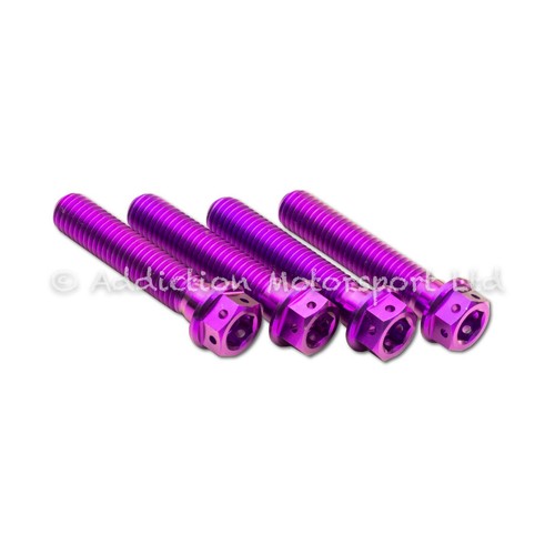 Purple titanium front fork - front,