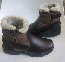 Brogini Buxton Fur-Lined Boots Brown Horse Riding Outdoor Waterproof UK5 BNIB