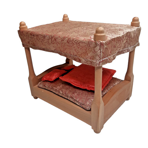 Dolls house wooden - wooden, four
