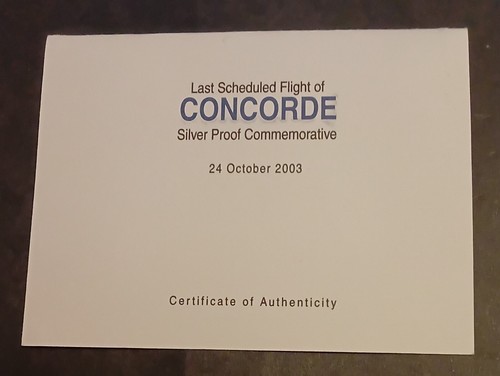 2003 concorde silver - 2003, proof