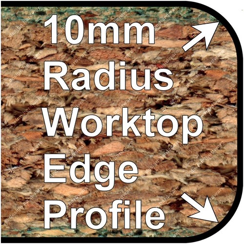 10mm radius kitchen - 10mm, worktop