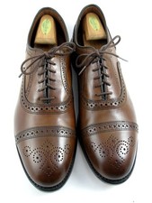 Allen Edmonds "STRAND" Men's Leather Dress Cap-Toe Oxfords 11.5 D Chili (652N)
