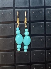 Pair of Turquoise Stone Dangle