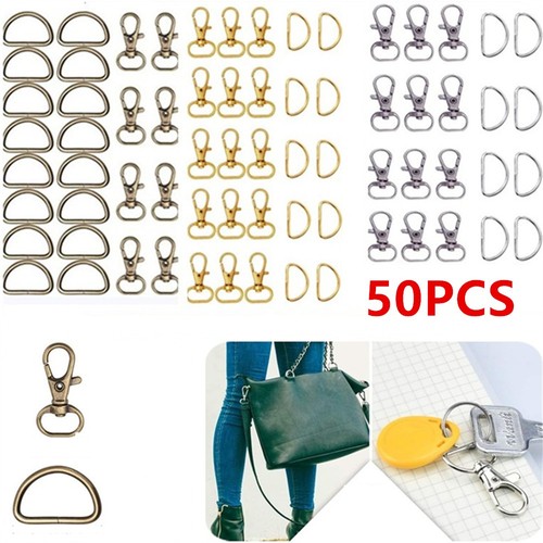 50pcs metal lobster claw - 50pcs,