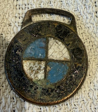 BMW Vintage Enamel tag from