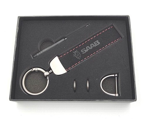 Saab premium keyring with - keyring,