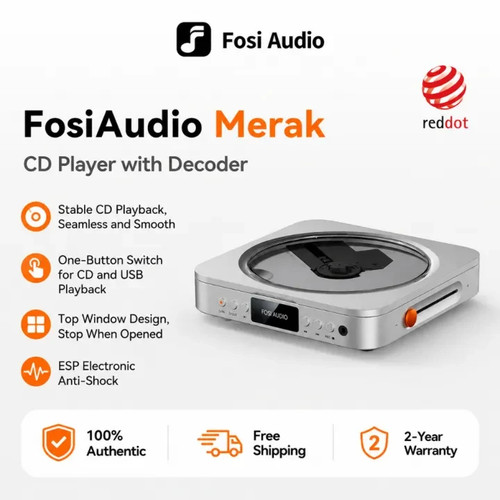 Fosi audio merak - merak, cd-player