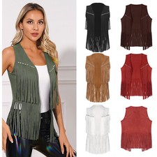 Woman Tassel Fringed Western