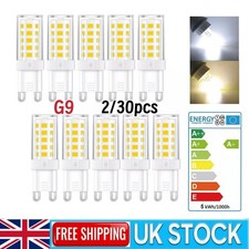 30x G9 LED Bulb Warm/Cool White 5W=40W Halogen Capsule Light Bulbs Energy Saving