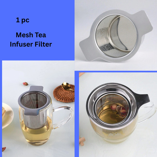 Stainless steel mesh tea - stainless,