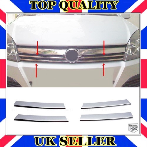 Chrome front grill pcs - front,