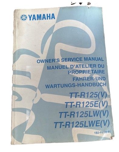 Yamaha owners service manual - owners,