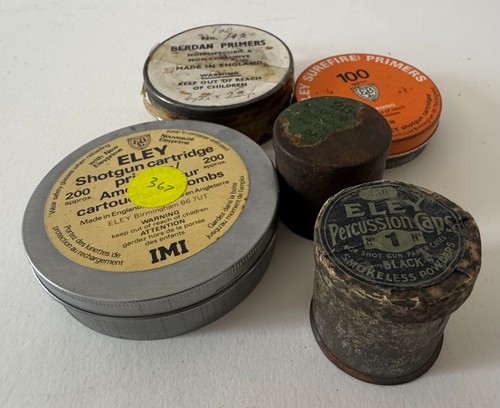 Vintage eley percussion caps - eley,