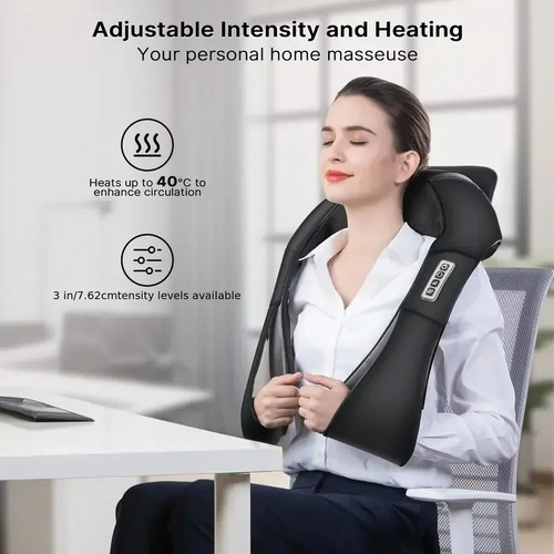 Neck shoulder massager heated - massager,